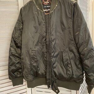 Steve Madden Olive Bomber Jacket Size Small